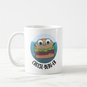 Eisberg Funny Cheeseburger Pun Kaffeetasse
