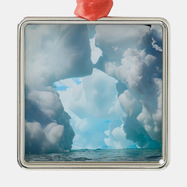 Eisberge an der Südspitze des Südens Ornament Aus Metall (Vorne)