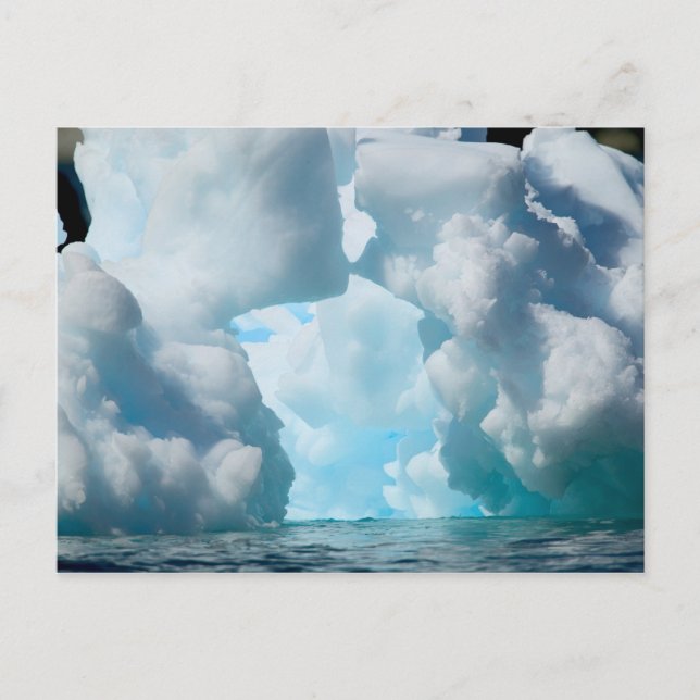 Eisberge an der Südspitze des Südens Postkarte (Vorderseite)