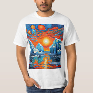 Eisberge bei Sonnenuntergang 2 T-Shirt