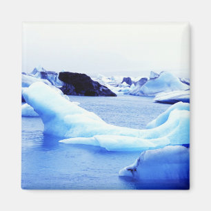 Eisberge in der Lagune Jokulsarlon Magnet