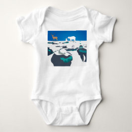 Eisberge in der Sonne Baby Strampler