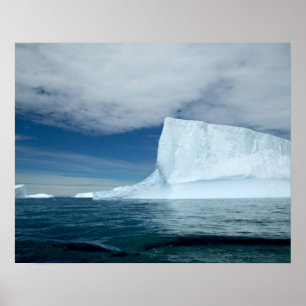 Eisberge vor der Südspitze von Süd 2 Poster