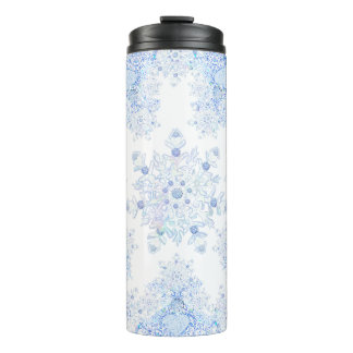 EISBLAUE SCHNEEFLOCKE THERMOSBECHER