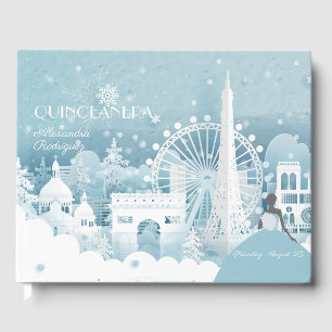 Eisblauer Winter in Paris Gästebuch