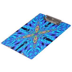 EISBLAUES WASSER KLEMMBRETT