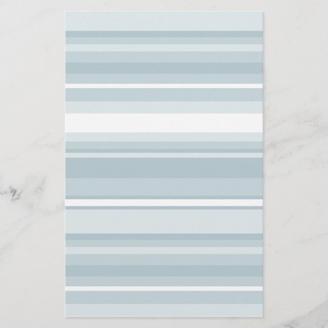 Eisblaustreifen Briefpapier (Vorderseite)
