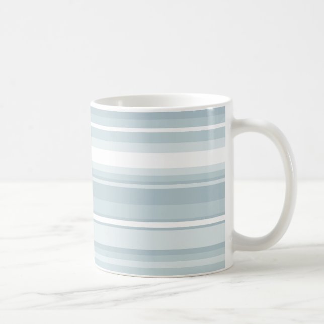 Eisblaustreifen Kaffeetasse (Rechts)
