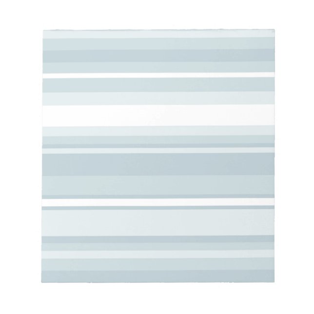 Eisblaustreifen Notizblock (Vorderseite)