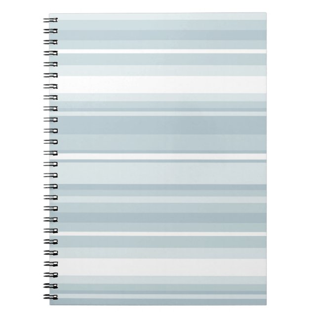 Eisblaustreifen Notizblock (Vorderseite)