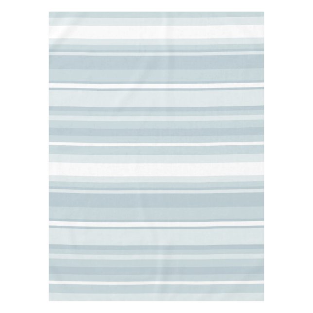 Eisblaustreifen Tischdecke (Vorderseite)