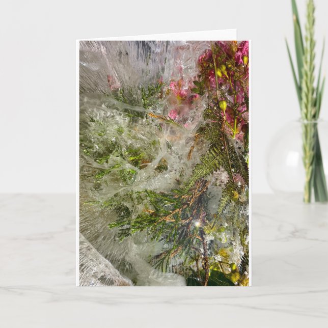 Eisblüten, Karte (Vorderseite)