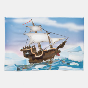 Eisbrecher-Schiff Handtuch
