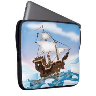 Eisbrecher-Schiff Laptopschutzhülle