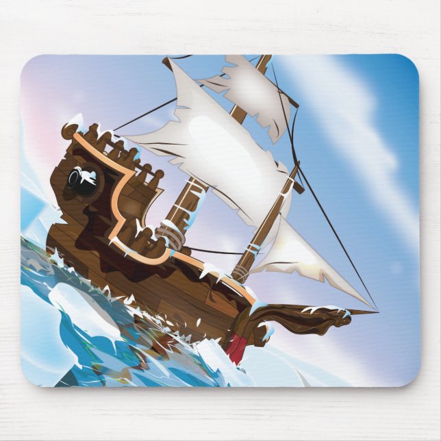 Eisbrecher-Schiff Mousepad (Vorne)