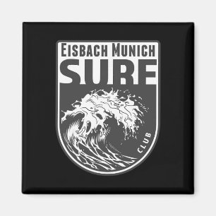 Eisch, München Surf-Souvenir Surfen Wellen Urlaub Magnet