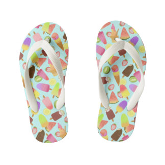 Eiscreme Aquamarin. Kid's Flip Flops