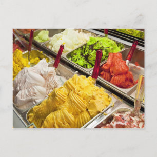 Eiscreme-Aromen, Paris Postkarte