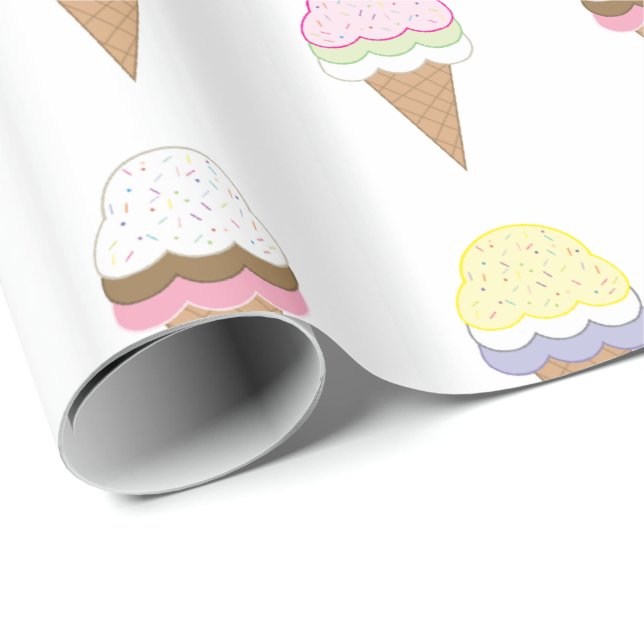 Eiscreme Awesomness Geschenkpapier (Rolleneckpunkt)