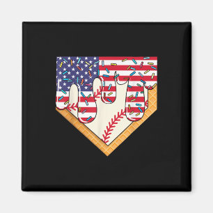 Eiscreme-Baseball-Shirt - Baseball-Shirts für Jung Magnet