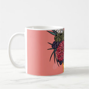 Eiscreme-Blumenstrauß: Floral Vintage. Kaffeetasse