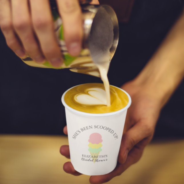 Eiscreme-Brautparty Pappbecher (Von Creator hochgeladen)
