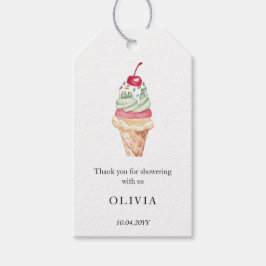 Eiscreme-Brautparty Vielen Dank für Ihr Interesse Geschenkanhänger