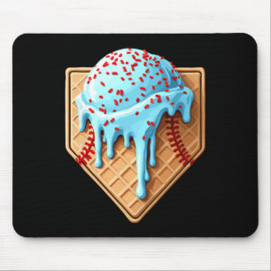 Eiscreme Bysebyll Tropf Home Plate Tropfend 1 Mousepad
