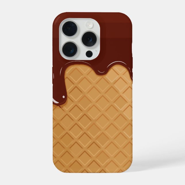 Eiscreme Cone als iPhone Cover Hülle (Rückseite)