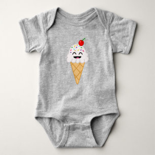 Eiscreme Cone Baby One-Piece Baby Strampler