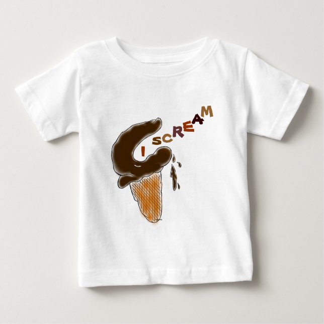 Eiscreme Cone Humorales Shirt (Vorderseite)