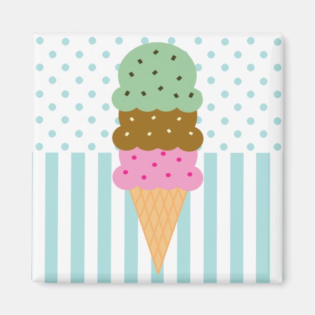 Eiscreme Cone Magnet (Vorne)