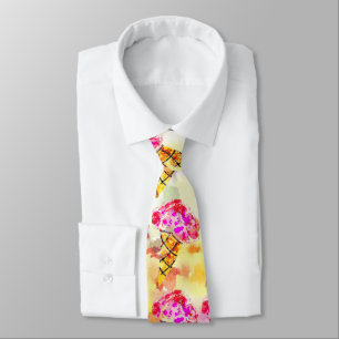 Eiscreme Cone Necktie Krawatte
