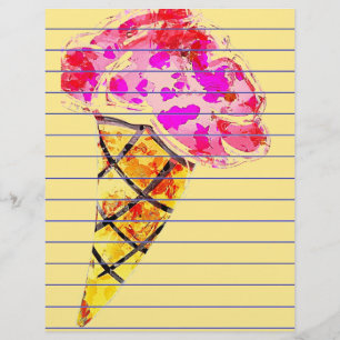 Eiscreme Cone Stationery