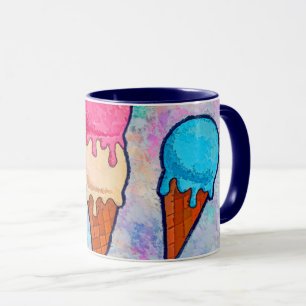 Eiscreme-Cones-Tasse Tasse