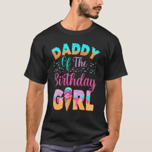 Eiscreme Daddy von der Geburtstagskinder-Familie M T-Shirt
