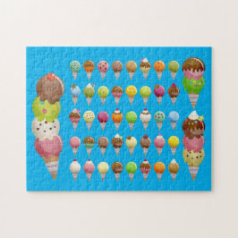 Eiscreme Delight Yummy Süßigkeiten Puzzle