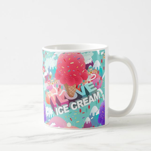Eiscreme der Liebe I Tasse (Rechts)