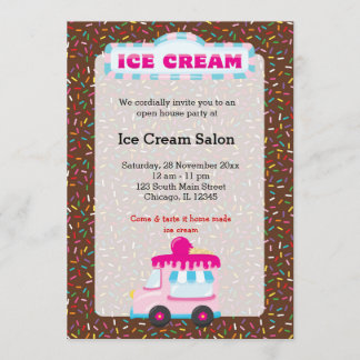 Eiscreme Einladung