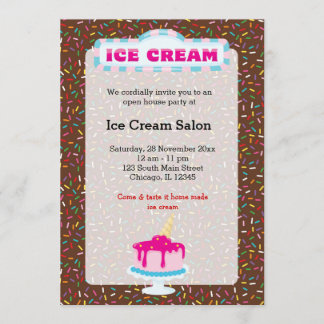 Eiscreme Einladung