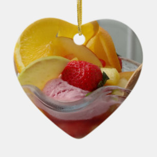 Eiscreme-Eiscremebecherverzierungen Keramik Ornament