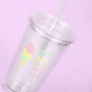 Eiscreme Extra Kugel Acryltrinkbecher