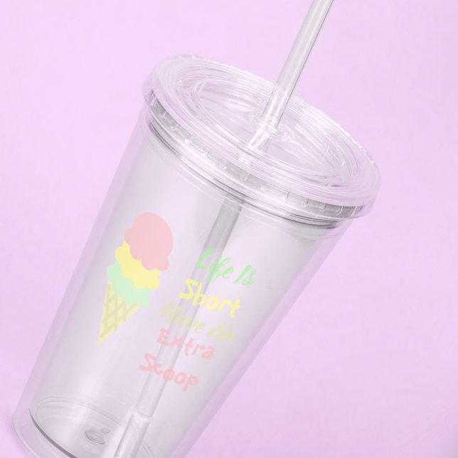 Eiscreme Extra Scoop Acryltrinkbecher (Von Creator hochgeladen)