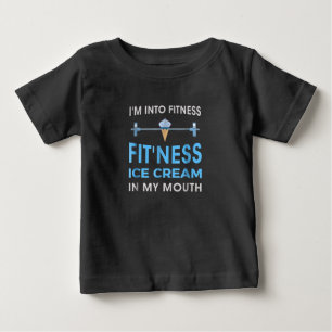 Eiscreme Feinschmecker Ness Gym gibt Männern Fraue Baby T-shirt