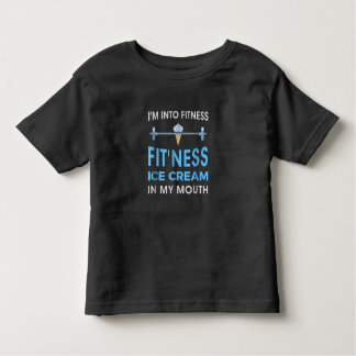 Eiscreme Feinschmecker Ness Gym gibt Männern Fraue Kleinkind T-shirt