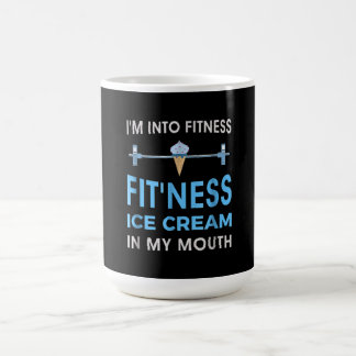 Eiscreme Feinschmecker Ness Gym gibt Männern Fraue Verwandlungstasse