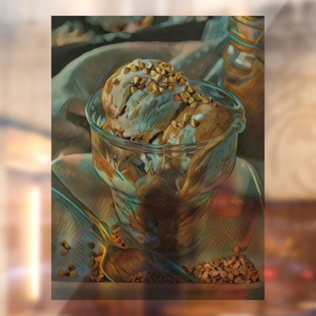 Eiscreme Fensteraufkleber (Blatt 2)