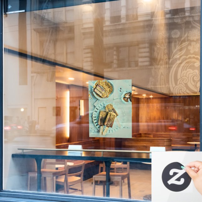 Eiscreme Fensteraufkleber (Café-Fenster)