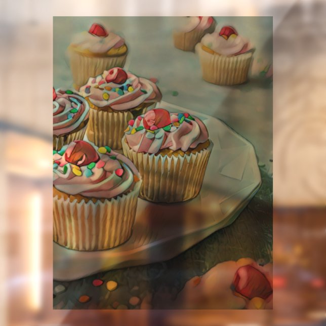 Eiscreme Fensteraufkleber (Blatt 2)