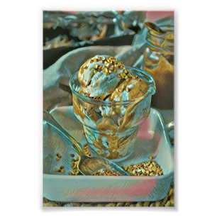 Eiscreme Fotodruck